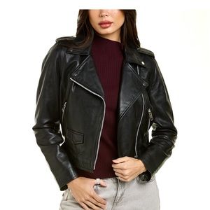 Walter Baker Liz leather jacket- lamb leather.